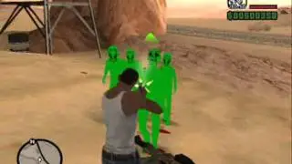Gta sa - Aliens in desert