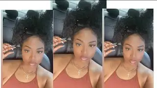 Легкий кудрявый пучок с использованием полупарика от Creta Girl