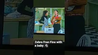 Zebra Fran Fine with a baby 🦓 #Shorts