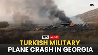 Turkish military plane crash LIVE: Wreckage Found! Turkish Jet Down in Georgia