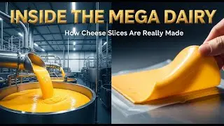 How American Cheese Slices Are Made in a US Mega Factory | Food Manufacturing