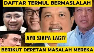 Satu persatu termul kesandung masalah : eep Saefullah Fatah sudah memprediksi ini akan terjadi 