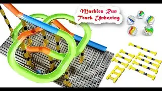 Marbles Run Track unboxing video - Marble Run Race Kids Playing Video - Kutties Attagasam 2024