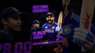 Virat Kohli BREAKS Sangakkara Record | 28,000 Runs | King Kohli Dominates Again 🔥