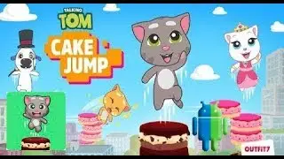 Говорящий Том: Вкусная Башня (Talking Tom Cake Jump) на Android/iOS GamePlay HD