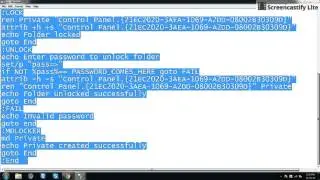 how to make a private folder
