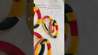 Rajasthani traditional Lac bangles | traditional kac kada design #lacbangles #shorts #shortvideo