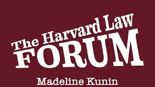 Governor Madeline Kunin at The Harvard Law Forum (1989)