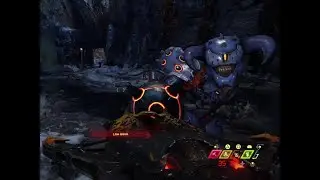 Armoured Baron short-circuits by Plasma Rifle and dies
