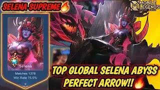 Selena Abyss Perfect Arrow Gameplay!! - Top Global Selena 2022 ~ Mobile Legends