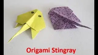 How To Fold An Origami Stingray