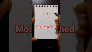 Cute Traditional Indian Cartoon Character Drawing | Easy Colour Shading Art | Small Art Creator Gita