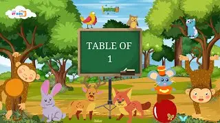 1x1=1 Multiplication, Table of one (1) Tables Song Multiplication Time of tables