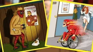 If Superheroes Were Old (Deadpool Is Still Up To No Good 🤣)