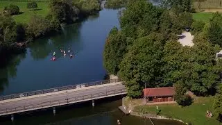 Mit dem SUP oder Kajak die Alz hinunter