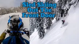 Sled Skiing Straight from the Driveway