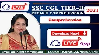 Topic - Comprehension CGL Tier-II