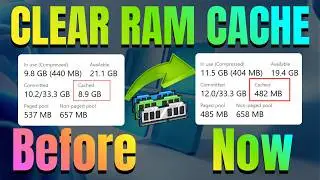 Why Your Windows PC is Slow? Clear RAM Cache in Seconds