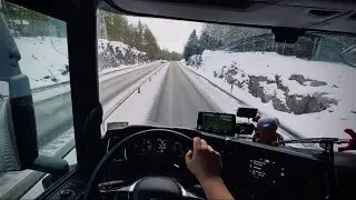 ASMR Driving POV 4K | Sweden Winter Wonderland