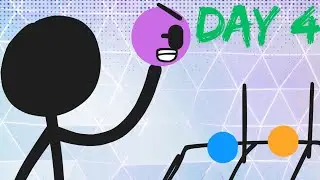 Geometry Dash Algicosathlon Day 4: A Stickman That Throws Balls Will Give Lucks Or... Failure!