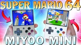 MIYOO MINI rodando SUPER MARIO 64 ! N64 de bolso num CONSOLE PORTÁTIL tão PEQUENO é SURREAL !