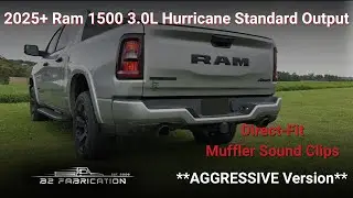 2025+ Ram 1500 Hurricane 3.0L &ndash; Aggressive Retrofit Muffler Sound Clips | B2 Fabrication