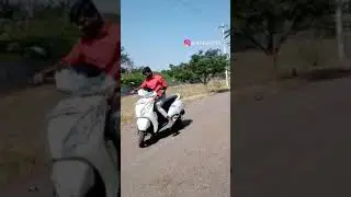 How To Not Ride a Scooty | How Girls Drive Scooty | Funny videos 2023 | Jupiter Scooty  #shorts