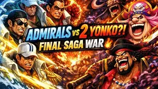 Admirals vs 2 Yonko?! Final Saga WAR 🔥#OnePieceFinalSaga