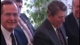 Встреча Рейгана и Горбачева в декабре 1988 в Нью-Йорке