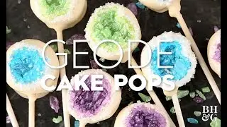 Geode Cake Pops