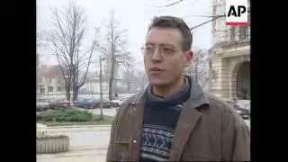 SERBIA: NIS: ANTI GOVERNMENT DEMONSTRATIONS CONTINUE