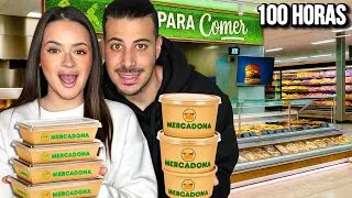 100 HORAS COMIENDO TODA LA COMIDA PREPARADA DE MERCADONA
