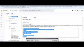 How To Create tracking code In Google Analytics