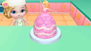Old Cake Making Game 🍰 COOKING PRINCESS 3D CAKE Cocking Game