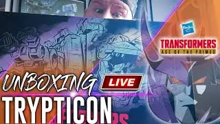 Hasbro Trypticon Unboxing | Transformers Age Of The Primes | The Nerd Crate Too