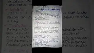 LSCS Notes || Lower segment cesarian section #C-section #lscs #surgery #operation #anesthesia
