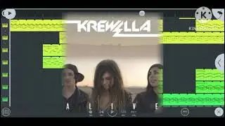 Krewella - Alive ( Instrumental ) | fl studio mobile | K3P0 ( Remake ) + flm & sample