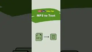 How to Convert MP3 to Text in Minutes &ndash; 2 Methods #mp3 #audiotext  #audiototext