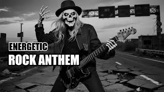 Energetic Rock Anthem - Power Riffs & Relentless Drums | Hard Rock Motivation