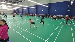 Chibi Titans vs MBTC Bananas (MD1) - Badminton Veterans 2025 (Kilsyth)