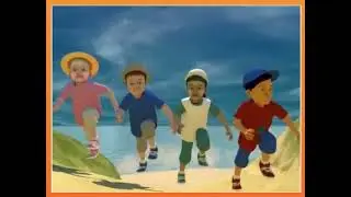 Unit 9 At the beach story Super Minds (The Top of The Hill) page 110 and 111