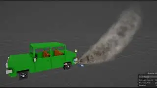 Testing Car Exhaust particle system