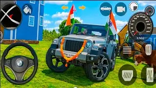 Modified Mahindra Thar Car Games: Indian Cars 😱🔥 (Gadi Wala Game) - Car Game Android Gameplay 2026