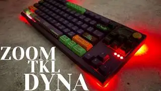 Zoom TKL Dyna - 80% с дисплеем, крутилкой и море RGB подсветки! Thock кастом со свитчами MZ Y2