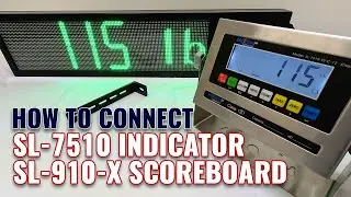 How To Connect An Indicator To A Scoreboard | SL-7510 to SL-910-X | SellEton Scales