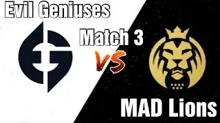Day 6| EG VS MAD | Qualification Round 2022 World Championship | Evil Geniuses vs MAD Lions
