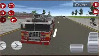 Fire Rescue Truck Simulator 3D | Fire Engine Driving & Firefighter Daily Job - Android Gameplay