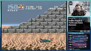 Double Dragon 3: The Arcade Game Sega Genesis Longplay Прохождение 4K 60 FPS