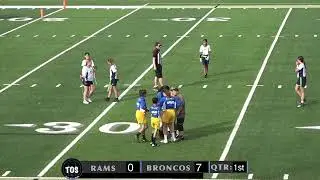 12U Girls Flag Football - Rams Vs Broncos