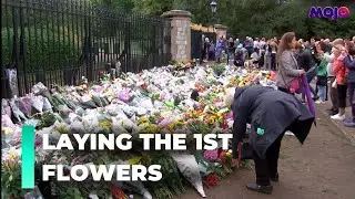 Floral Tributes For The Queen At Buckingham Palace As Britain Enters 10 Days Of Mourning